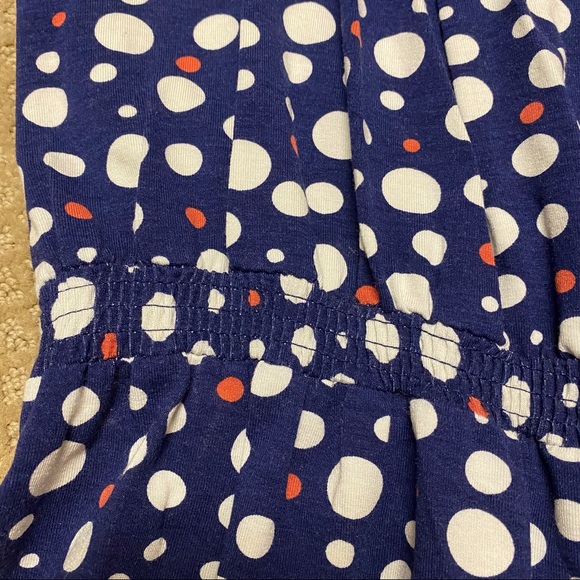 EUC Anthropologie Ric Rac Polka Dot Bow Tank - Picture 8 of 10